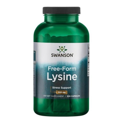 SWANSON L-Lizyna 500mg 300 kaps