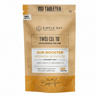TWÓJ CEL TO Sun Booster Witamina A E D3 Beta Karoten 100 tabs