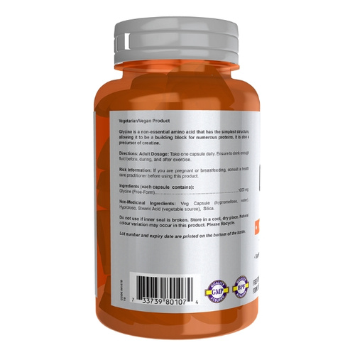 NOW SPORTS Glycine 1000mg 100 kaps