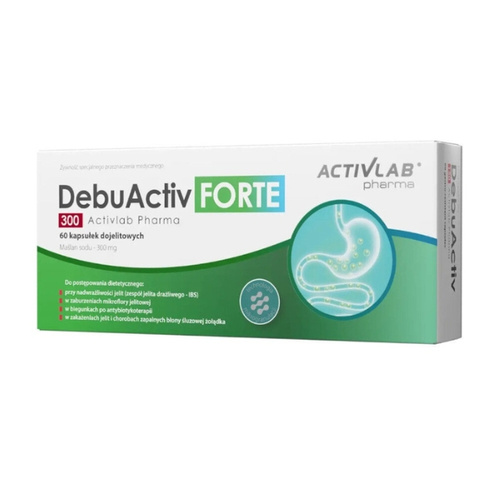 Wsparcie Jelit Maślan Sodu ACTIVLAB PHARMA DebuActiv Forte 300 60 kaps