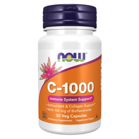 NOW FOODS Witamina C 1000 30 kaps