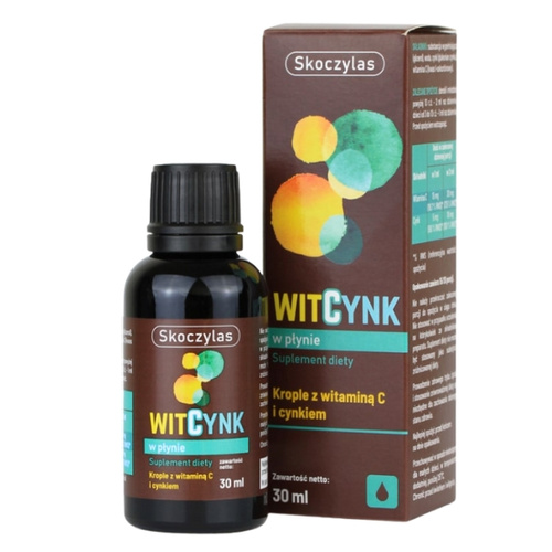 SKOCZYLAS WitCynk w płynie Witamina C i Cynk 30 ml