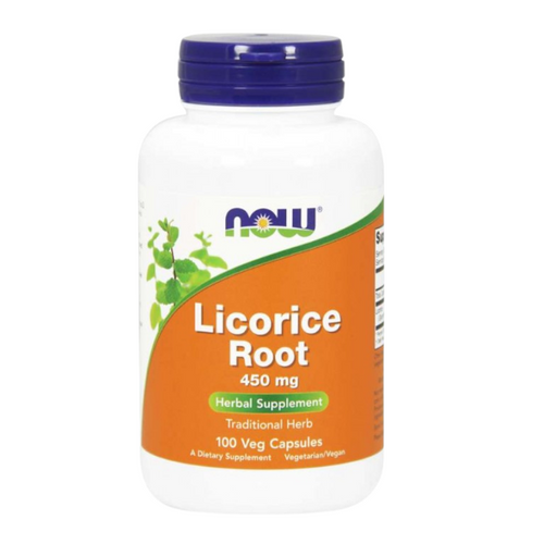 NOW FOODS Licorice Root 450mg 100 vkaps