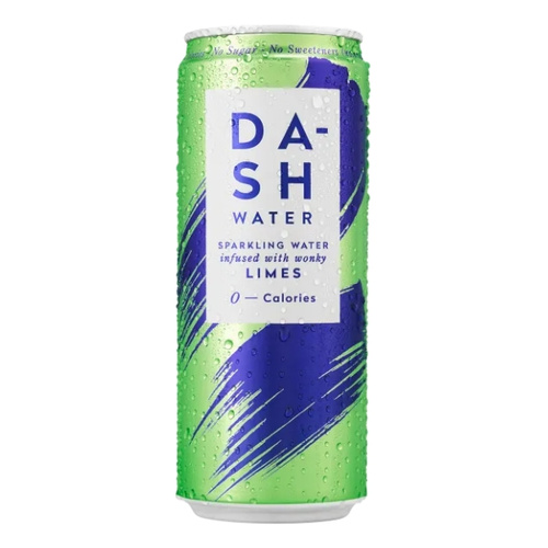  DASH woda mineralna gazowana o smaku limonki 0 kcal 330 ml