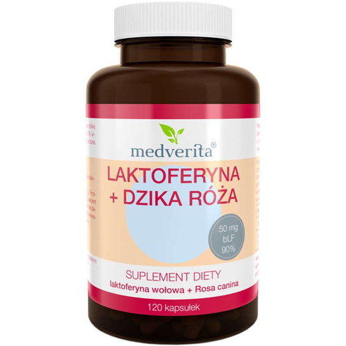 MEDVERITA  Laktoferyna + Dzika Róża 120 kaps