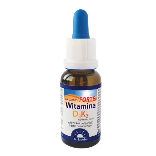 DR. JACOB'S Witamina D3 + K2 Forte 20 ml