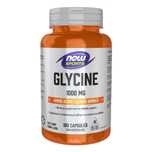 NOW SPORTS Glycine 1000mg 100 kaps