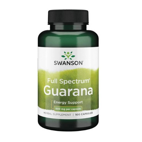 SWANSON Guarana 500mg 100 kaps