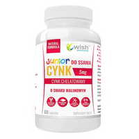 WISH Cynk Do Ssania Dla Dzieci 5 mg 60 tabs