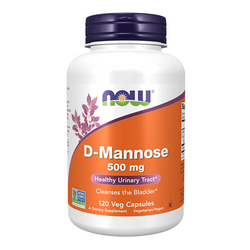 NOW FOODS D-Mannose 500mg 120 kaps