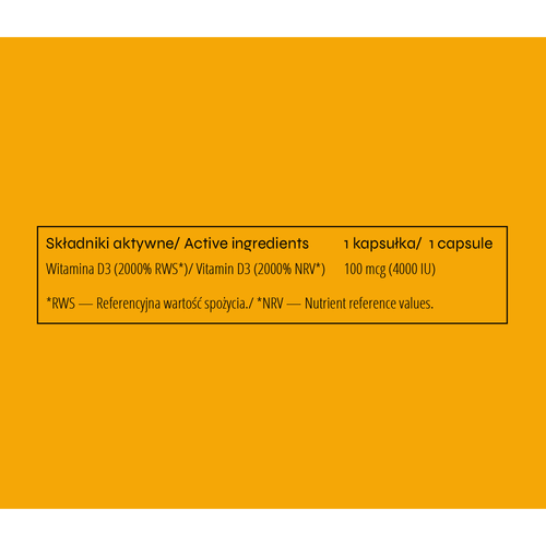 nowmax® Vitamin D3 100mcg 4000IU 100 kaps
