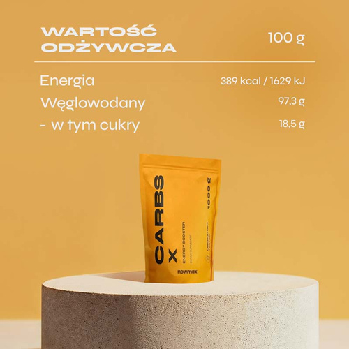nowmax® Carbs X Energy Booster 1000 g