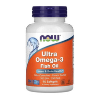 NOW FOODS Ultra Omega-3 1000mg 90 kaps