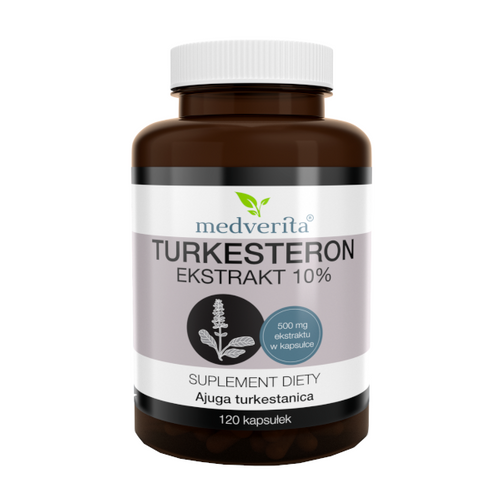 MEDVERITA Turkesteron Ekstrakt 500 mg 120 kaps