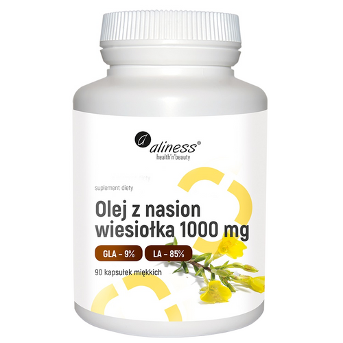 ALINESS Olej z Nasion Wiesiołka 9% 1000mg 90 kaps