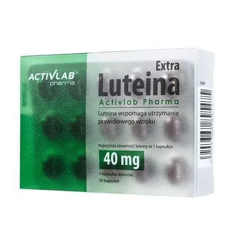 Suplement Na Wzrok ACTIVLAB Luteina Extra 30 kaps