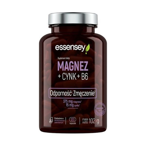 ESSENSEY Magnez + Cynk + B6 120 kaps