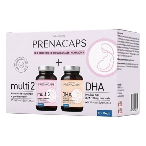 FORMEDS PRENACAPS MULTI 2 + DHA 60 + 60 kaps