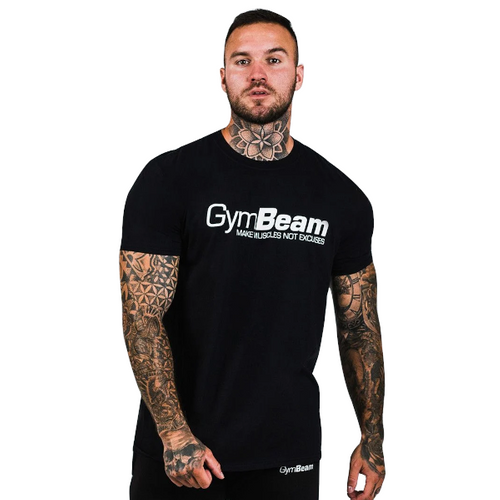 GYMBEAM Koszulka Make Muscles - Black