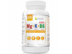 WISH Mg+K+Vit B6 Forte 120 kaps