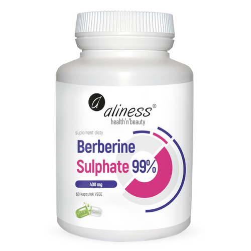 ALINESS Berberyna siarczan 99% 400 mg 60 kaps