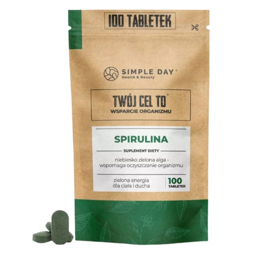 TWÓJ CEL TO Spirulina Oczyszczenie Odchudzanie 100 tabs