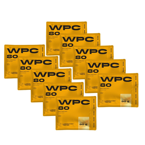 10x nowmax® WPC 80 Whey Protein Concentrate 30 g