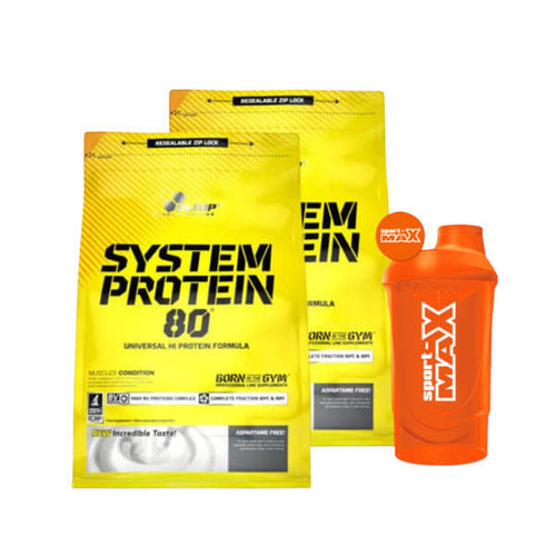 OLIMP System Protein 80 1400 g + SHAKER Olimp