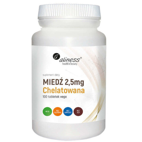 ALINESS Miedź Chelatowana 2,5mg 100 tabl