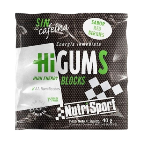 NUTRISPORT Hi Gums High Energy Blocks 40 g