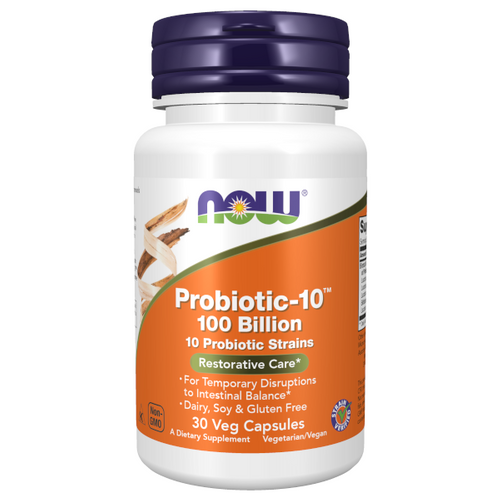 NOW FOODS Probiotic-10 100 Billion 30 kaps