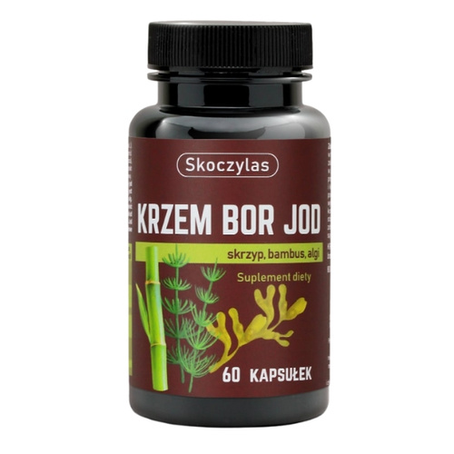 SKOCZYLAS Krzem Bor Jod Skrzyp Bambus Algi 60 kaps