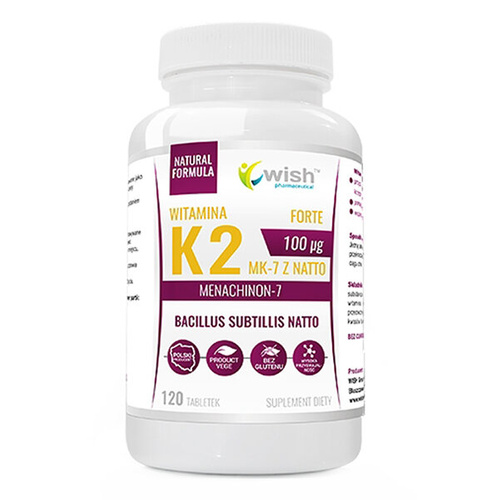 WISH Witamina K2 MK-7 z Natto 100mcg 120 tab