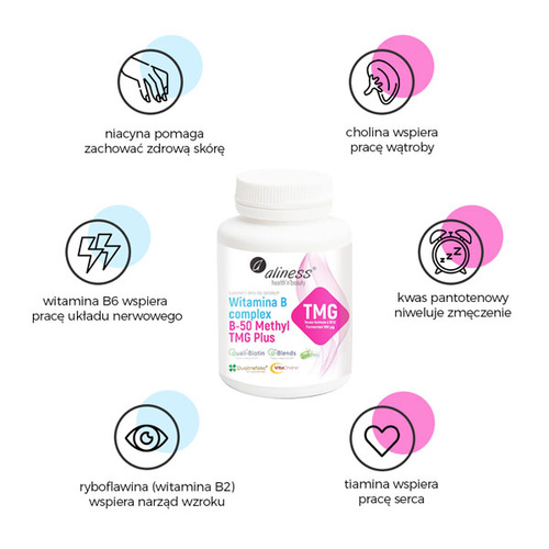 ALINESS Witamina B50 Methyl 100 kaps