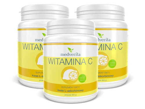 MEDVERITA Witamina C 3x 900 g