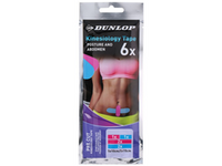 DUNLOP Zestaw Taśm Kinezjologicznych Tape na Brzuch 6 szt