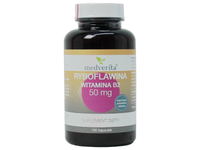 MEDVERITA Ryboflawina Witamina B2 50mg 180 kaps
