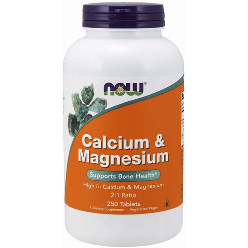 NOW FOODS Calcium & Magnesium 250 tabl