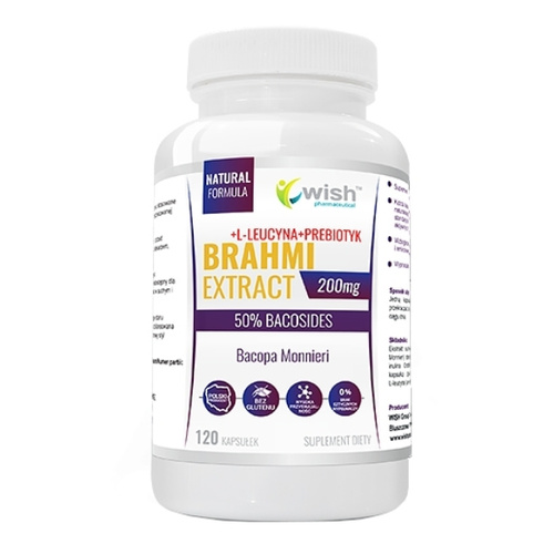 WISH Brahmi Extract 200mg 120 kaps