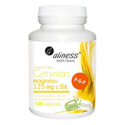 ALINESS Cytrynian Magnezu 125 mg z B6 100 kaps