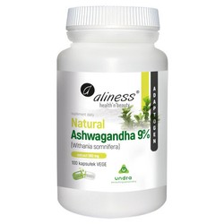 ALINESS Natural Ashwagandha 580 mg 9% 100 kaps
