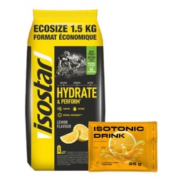 ISOSTAR Koncentrat 1500 g + ECOMAX Isotonic Drink 25 g