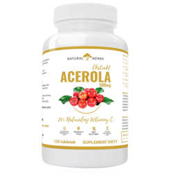 NATURAL HERBS Acerola Forte 500 mg 120 kaps