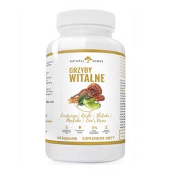 NATURAL HERBS Grzyby Witalne 60 kaps