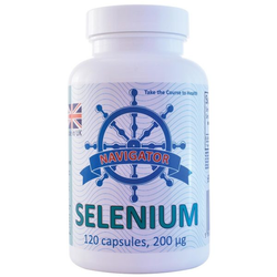 NAVIGATOR Selen naturalny - L-Selenometionina 200 µg 120 kaps