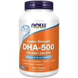 NOW FOODS DHA - 500 DHA 250 EPA 180 kaps