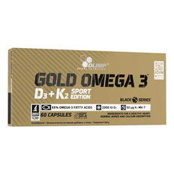 OLIMP Gold Omega 3 D3 + K2 Sport Edition 60 kaps
