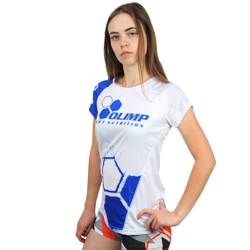 OLIMP LIVE & FIGHT Women's T-Shirt REGLAN CREW WHITE SERIES - Damski podkoszulek
