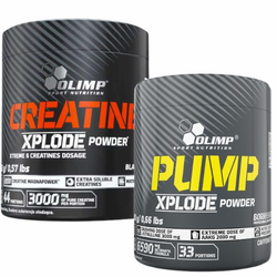 OLIMP Pump Xplode Powder 300 g + OLIMP Creatine Xplode Powder 260 g