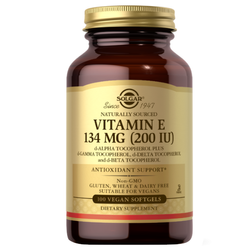 SOLGAR Vitamin E 134 mg (200 IU) 100 vkaps
